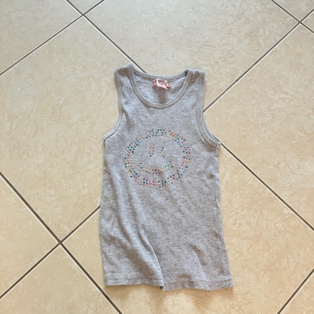 Preppy smiley face tank!